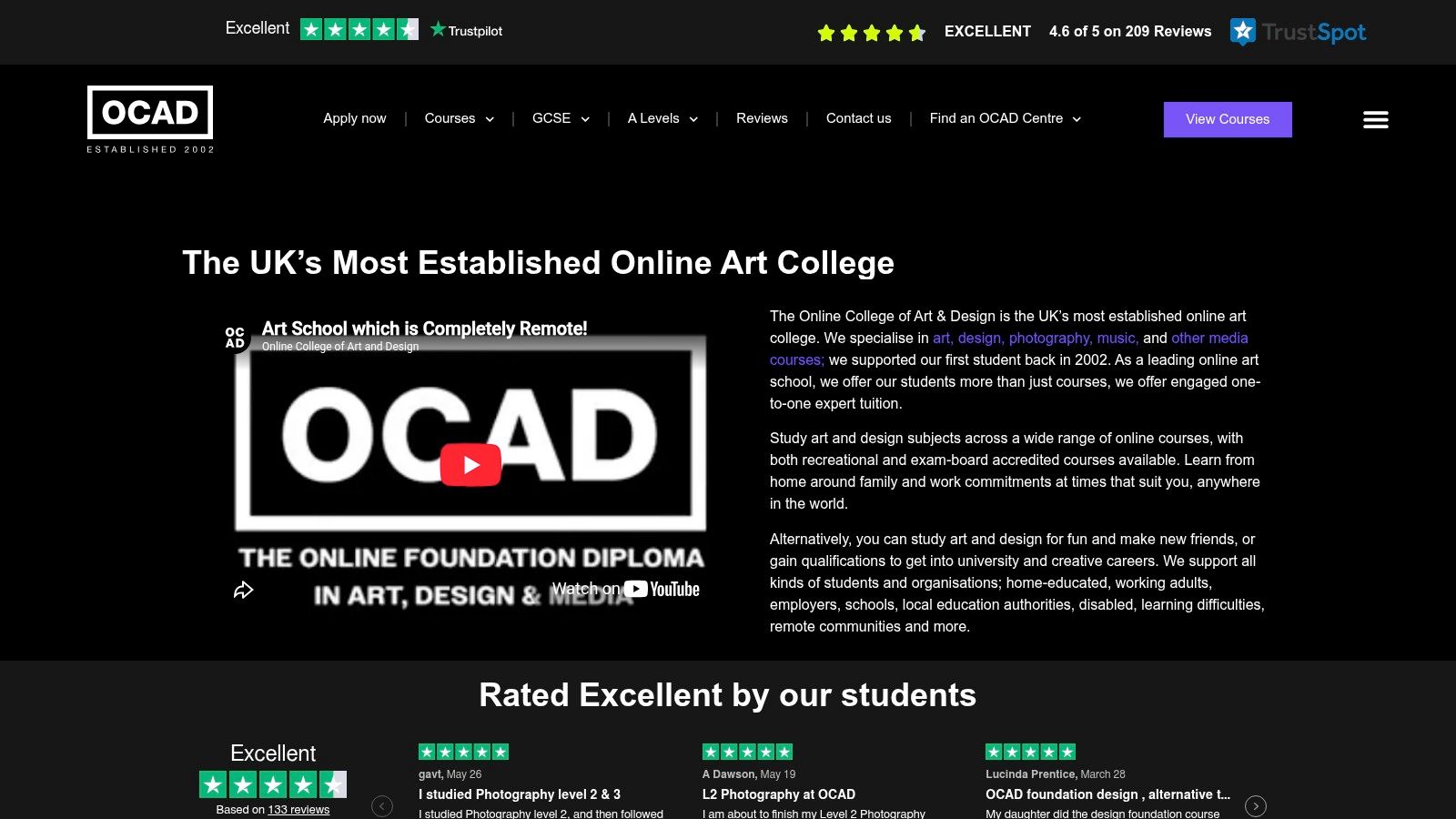 The Online College of Art & Design (OCAD)