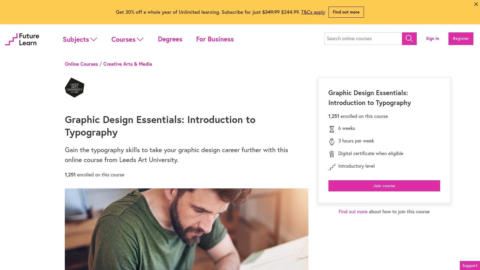 FutureLearn, Graphic Design Essentials, Introduction to Typography