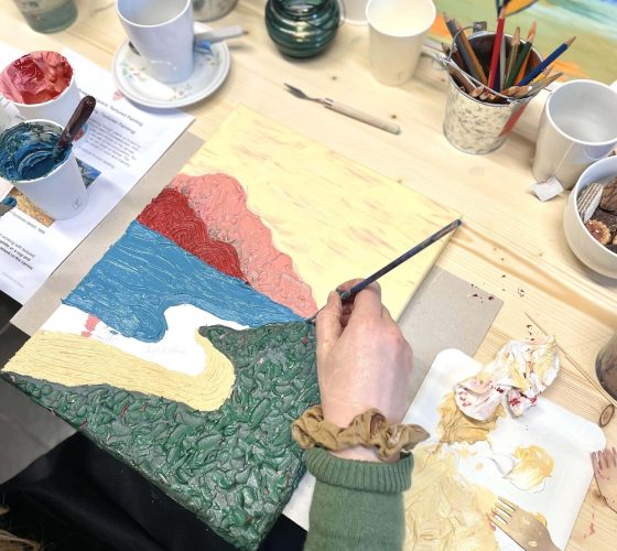 KWASSIE Art Studio_Textured Painting_Photo Isidora Krstic